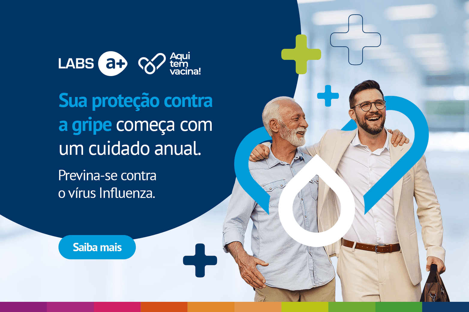 Sua proteção contra a gripe começa com um cuidado anual